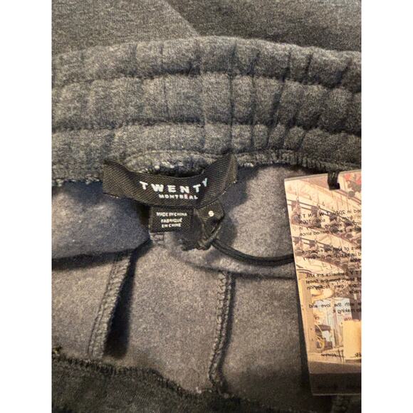 Twenty Montreal Felt Connect Sweatpants Small Gray Cotton Blend Joggers NWT - Picture 7 of 8